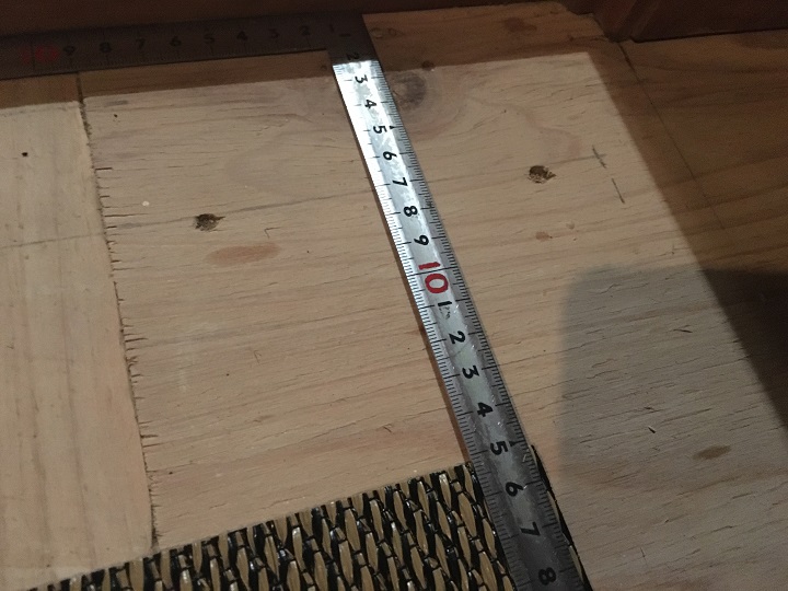 スキマのサイズを測量
