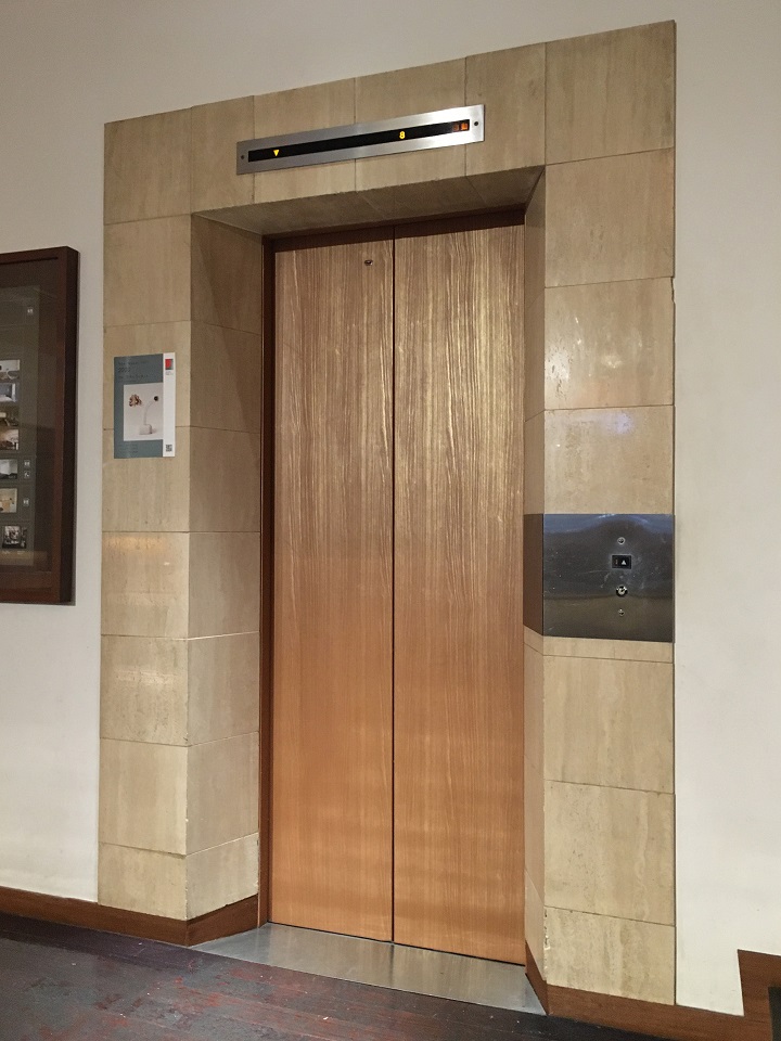 ホテルクラスカのエレベーター
