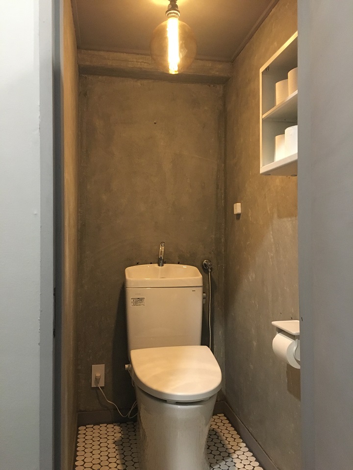 完成後のトイレ