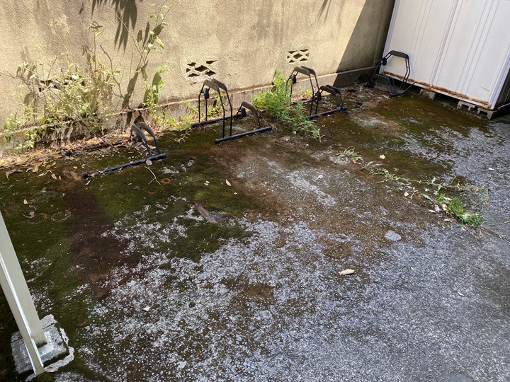 工事前の駐輪場