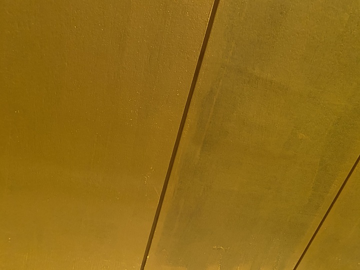 二度塗りと一度塗りの比較