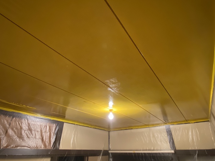 塗装後の天井