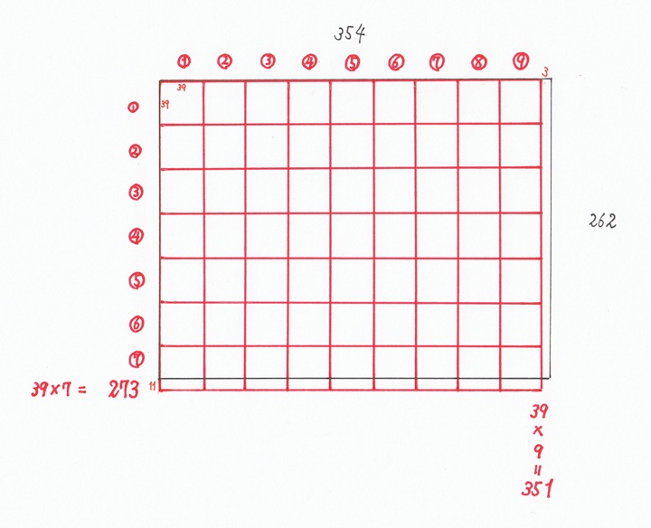 フローリングの割り付け