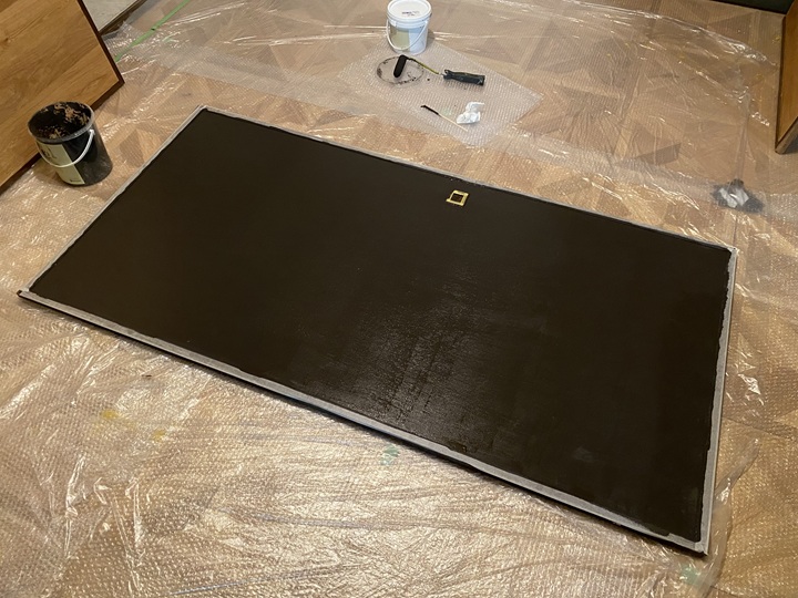 塗装後のふすま