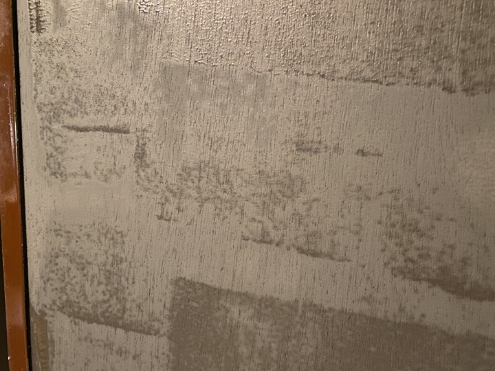 塗装後のふすまの表面