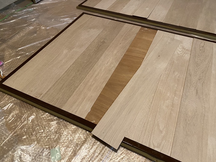 スライスウッドの接着