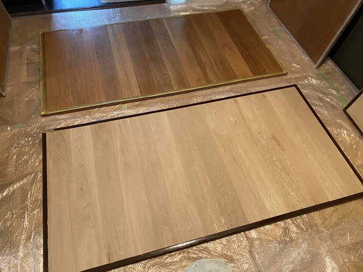 ワトコオイル塗装前と後