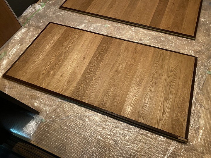 塗装後のふすま