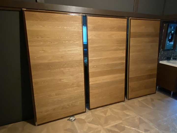 塗装後のふすま