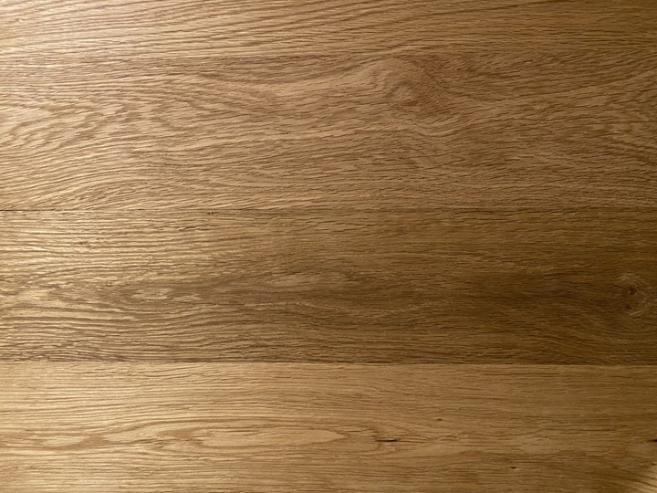 塗装したオークの木目