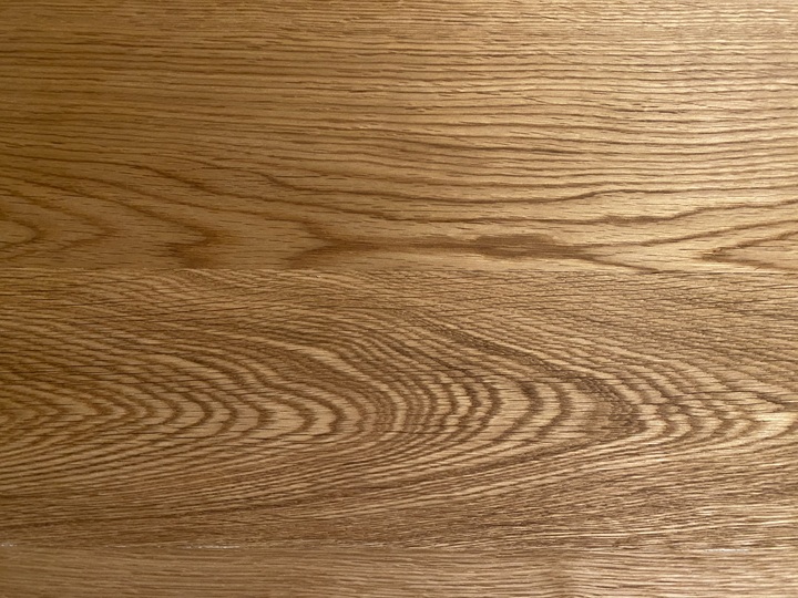 塗装したオークの木目