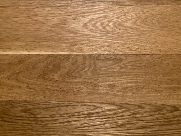 塗装したオークの木目