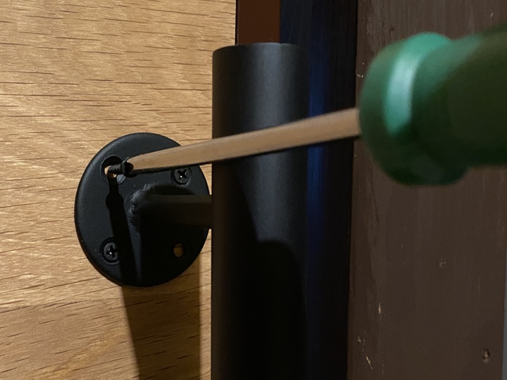 アイアンハンドルの取り付け