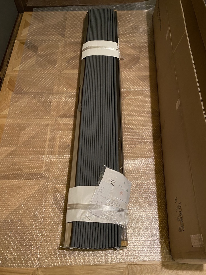 アコーディオンカーテン設置前