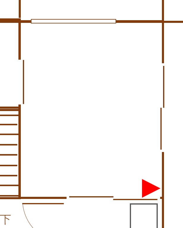 照明スイッチ位置