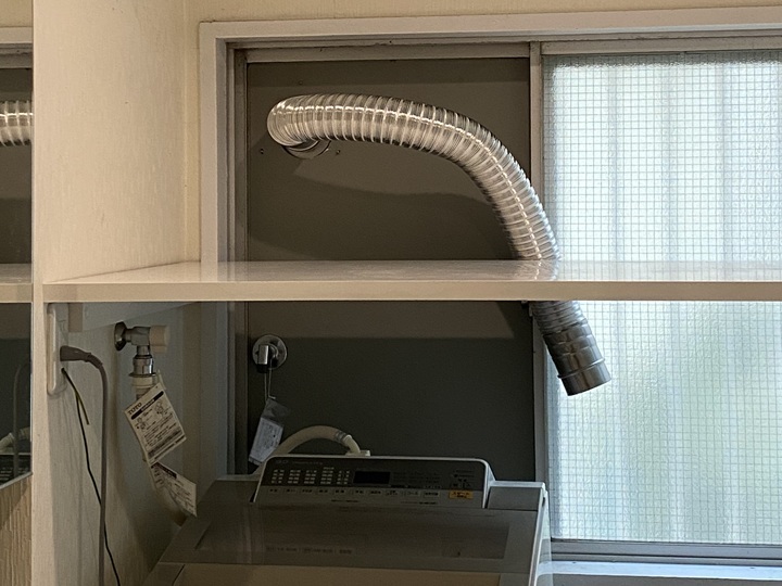 ダクトの取り付け