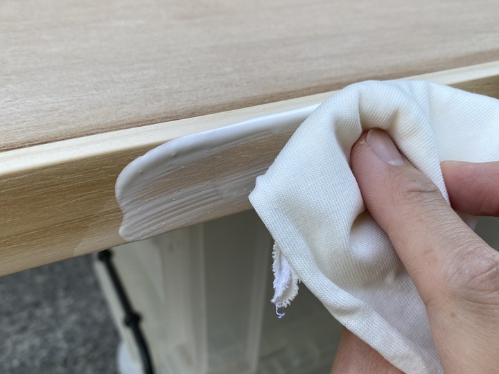 ウッドジェルステインの塗装