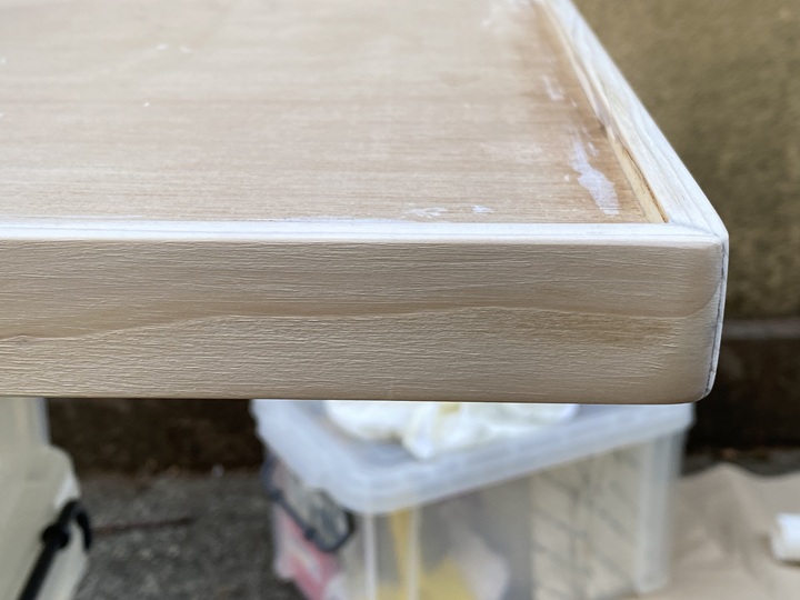 ウッドジェルステインの塗装