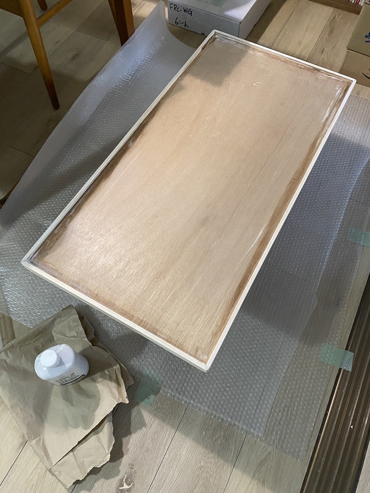 ウッドジェルステインの塗装