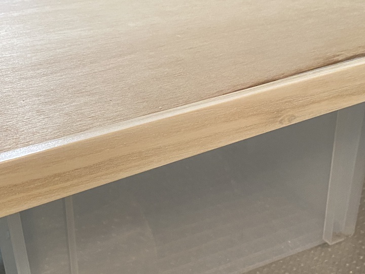 ワトコオイルのホワイトの塗装