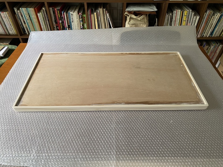 タイルを張る前の天板