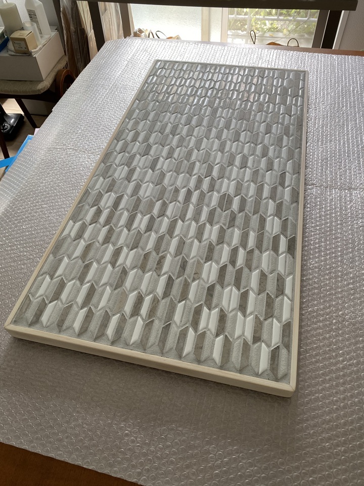 目地入れしたタイル