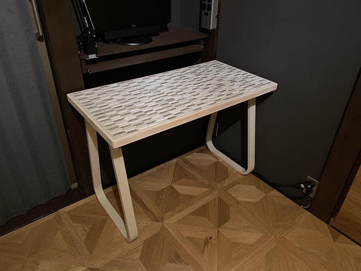 完成したワークテーブル