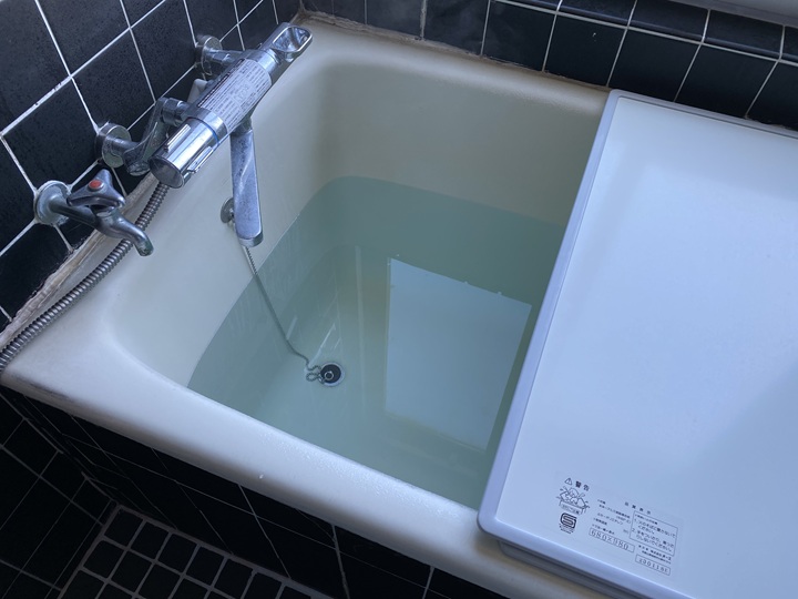 沸かしたお風呂