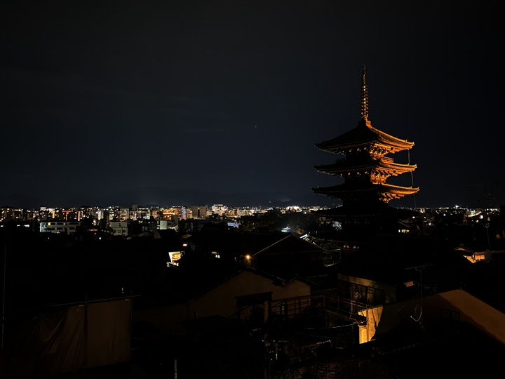 屋上からの夜景