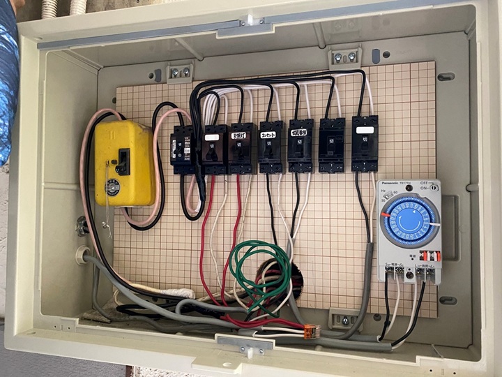 新しいブレーカーボックス