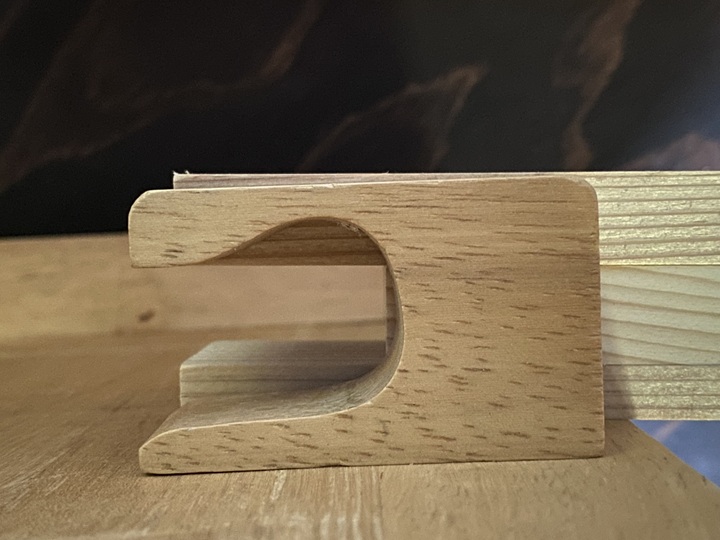 コの字型のパーツの自作