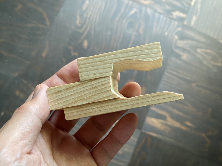 コの字型のパーツの自作