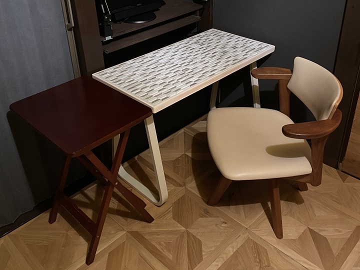 ワークスペースに置いたテーブル