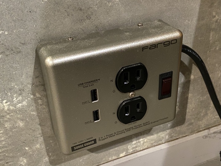 設置後の「Fargo」