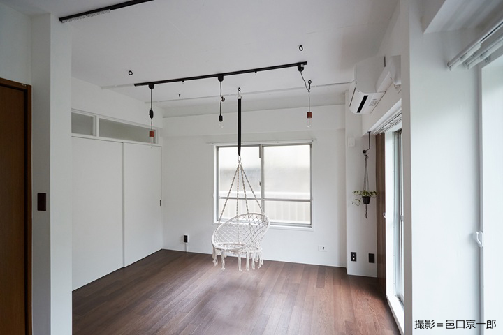 塗装仕上げの室内