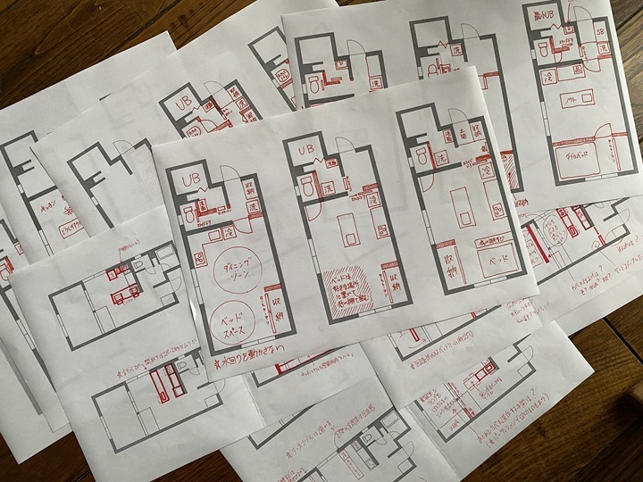 間取りアイデアスケッチ