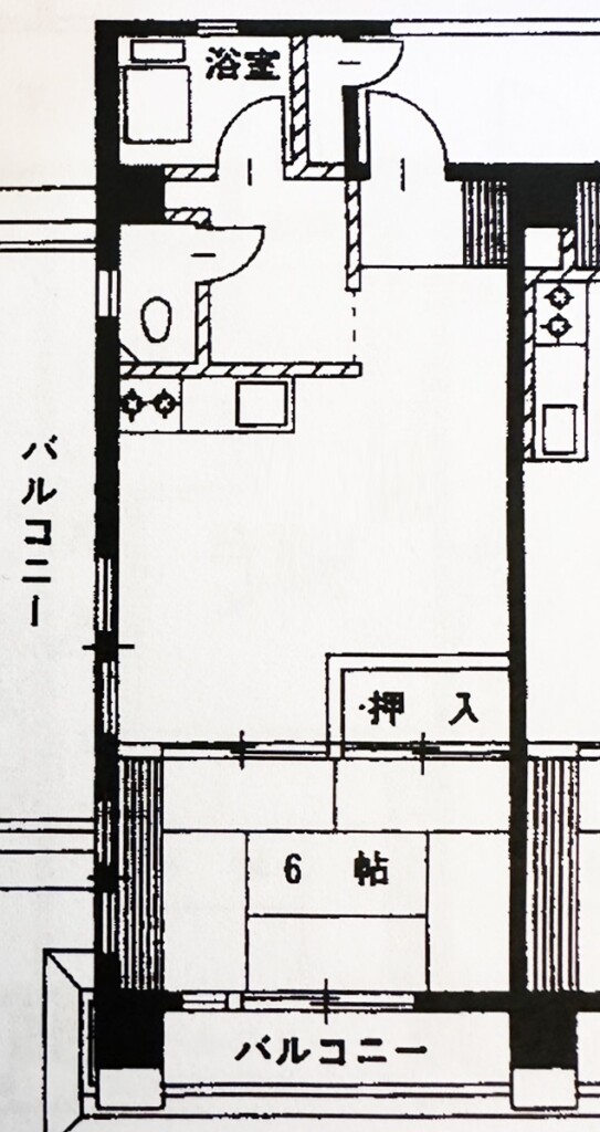 分譲当時の間取り図