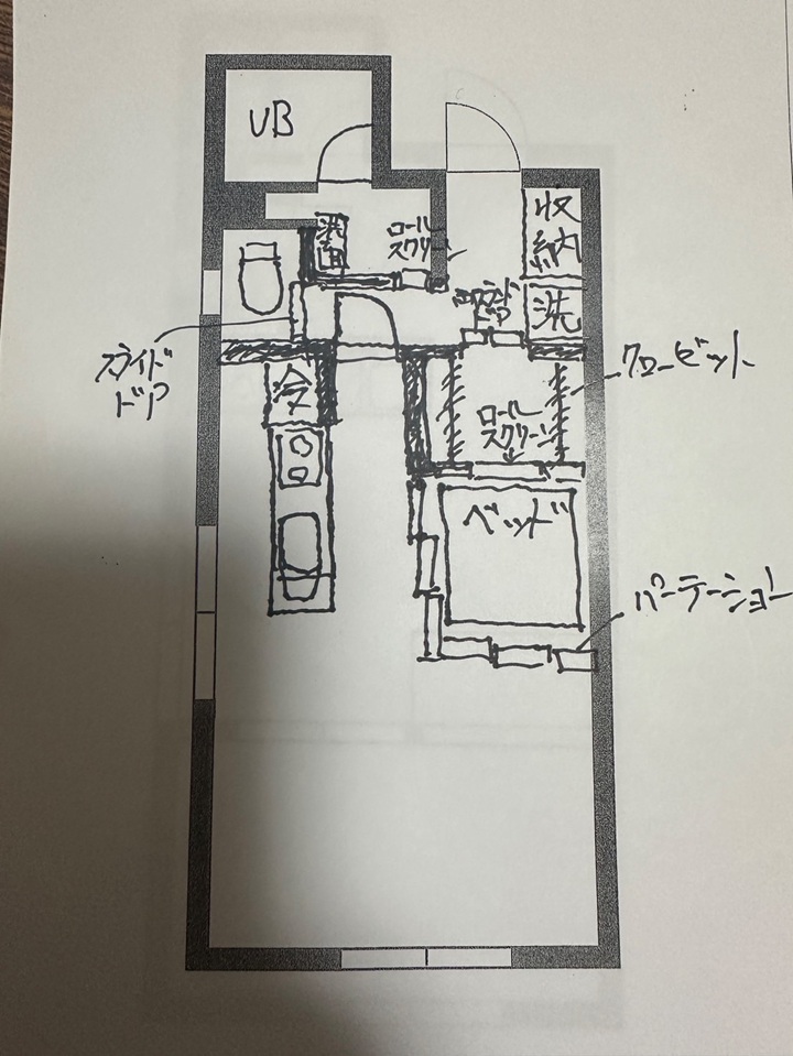 間取りアイデアスケッチ