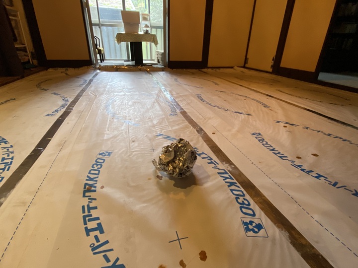 作業中の室内