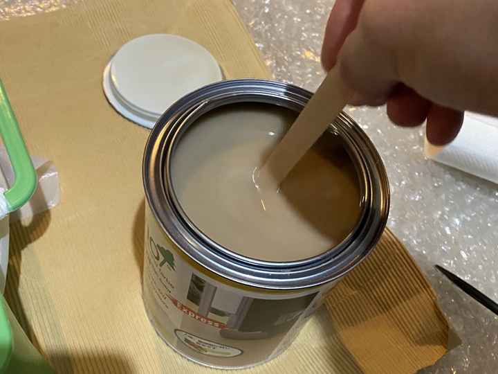 中身を混ぜる
