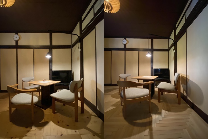ビフォーアフターの比較
