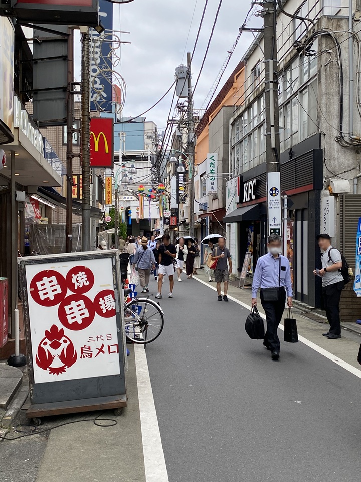 学芸大学の商店街