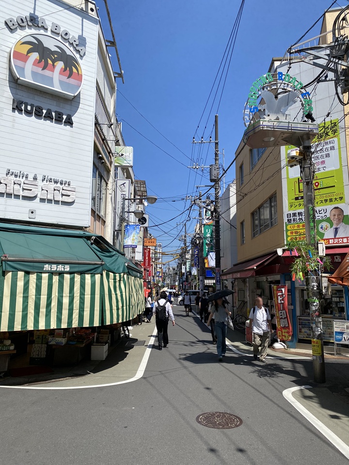 学芸大学の商店街