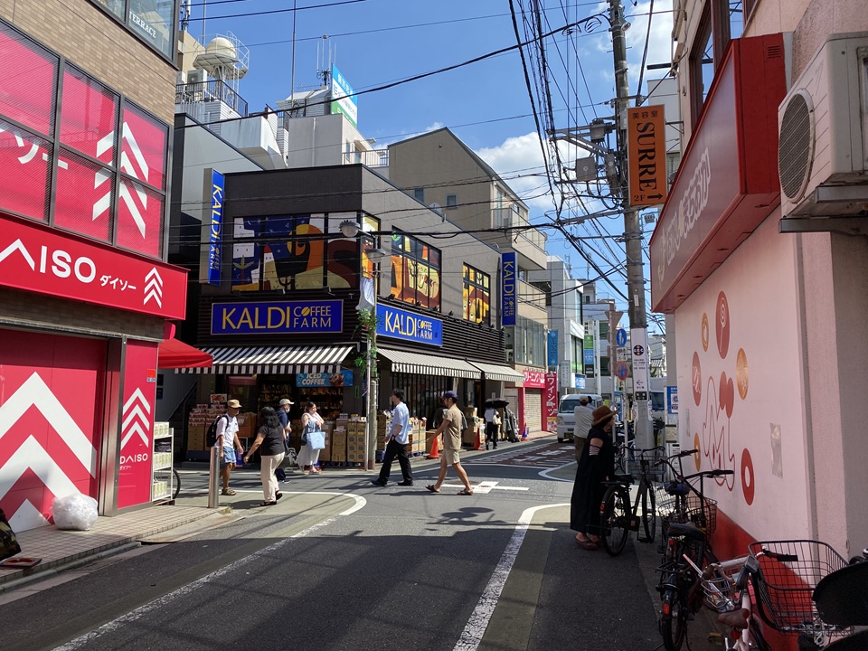 学芸大学の商店街