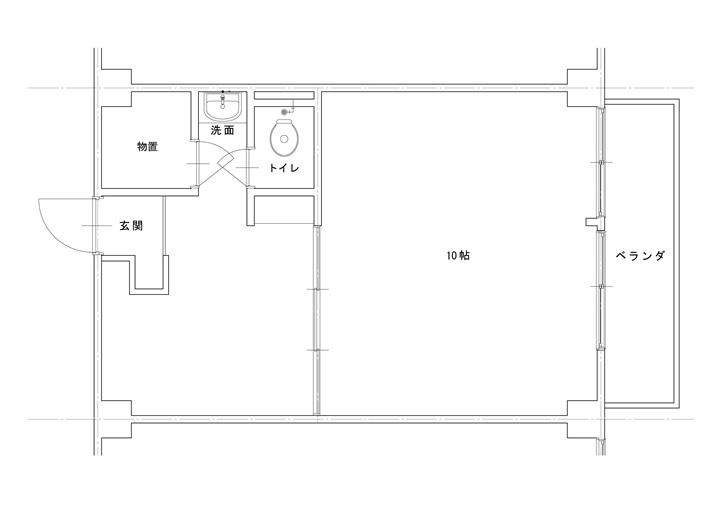 事務所の間取り図